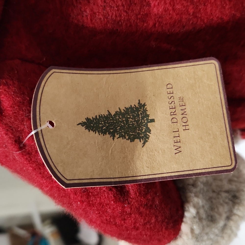NWT Well Dressed Home 18" Standing Santa - Picture 8 of 8